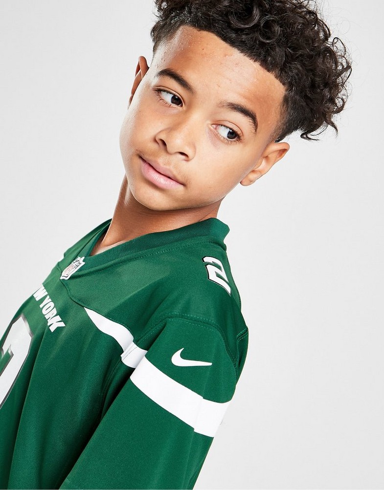 Komplet dresowy dziecięcy NIKE KOMPLET NFL NEW YORK JETS WILSON #2 JERSEY JUNIOR 2Z1B7N1P9NYJ Zielony