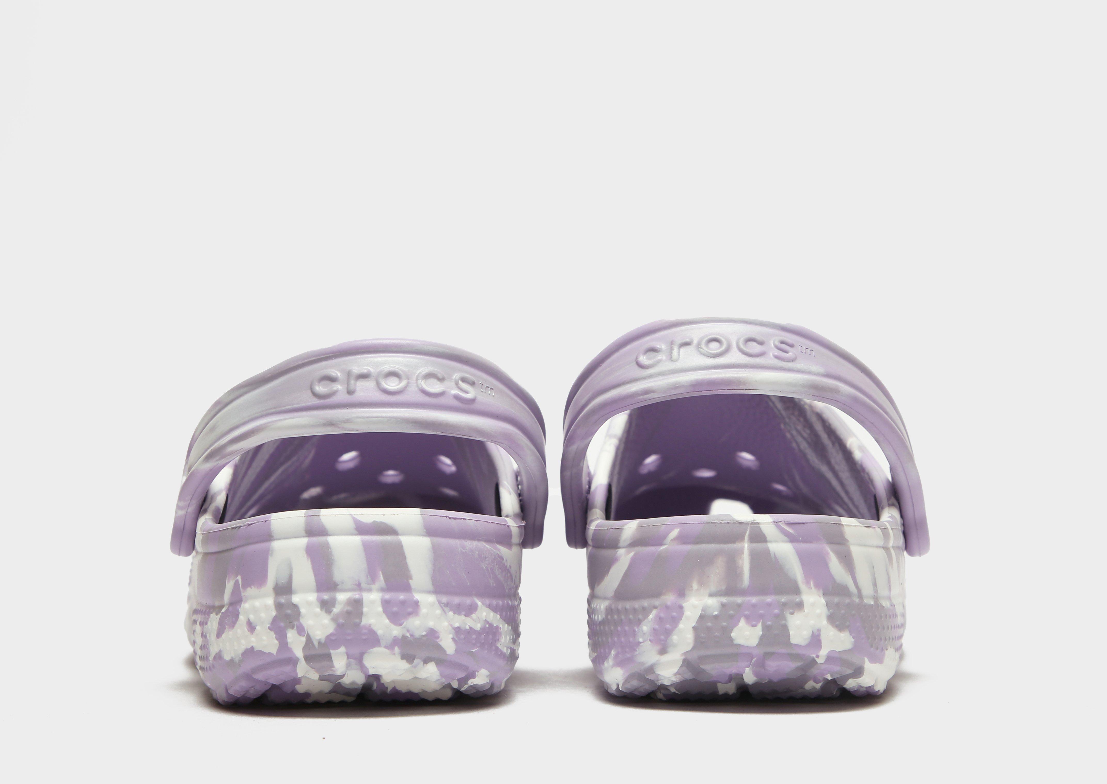 Dámske Šľapky CROCS CLASSIC CLOG MARBLE LAVEN 2068675PT Fialová