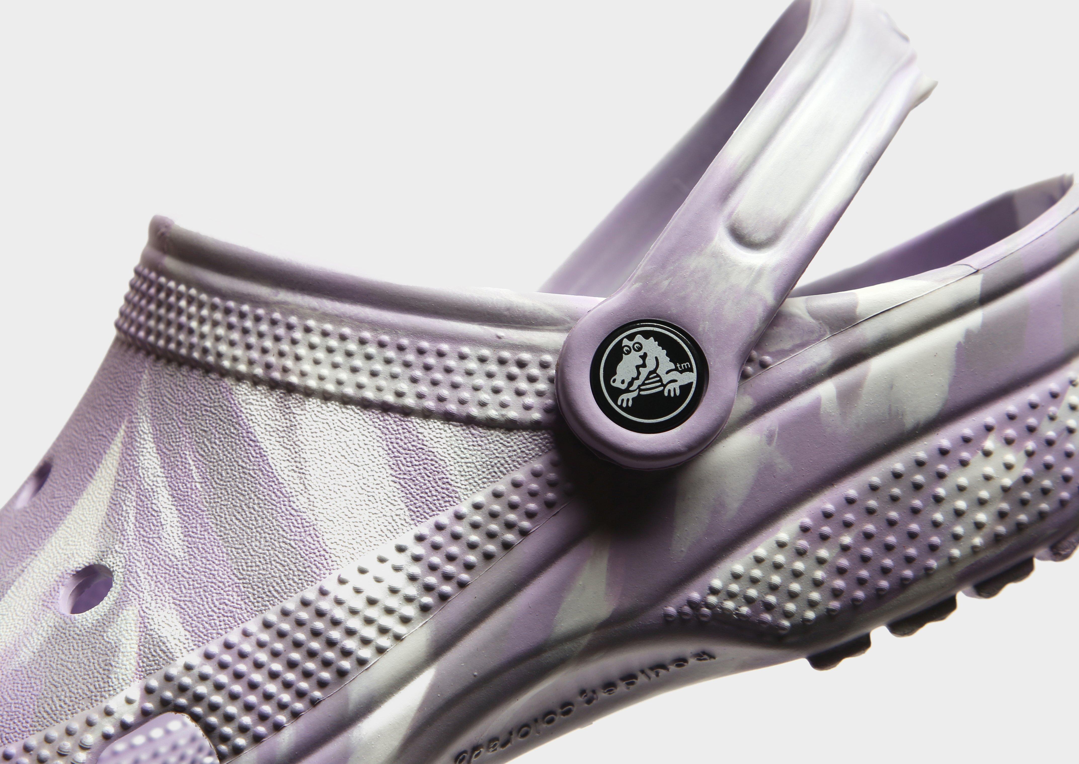 Dámske Šľapky CROCS CLASSIC CLOG MARBLE LAVEN 2068675PT Fialová