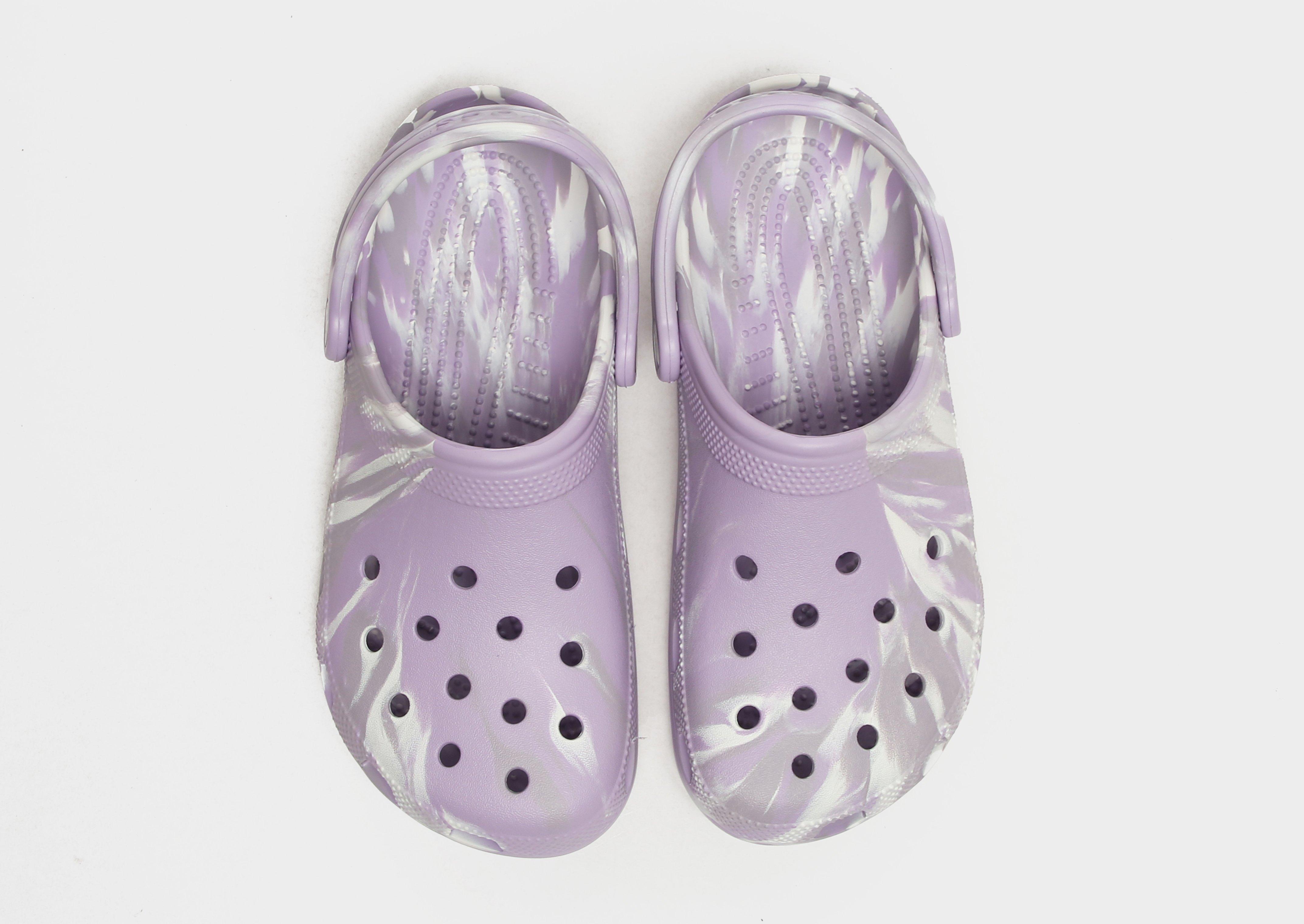 Dámske Šľapky CROCS CLASSIC CLOG MARBLE LAVEN 2068675PT Fialová