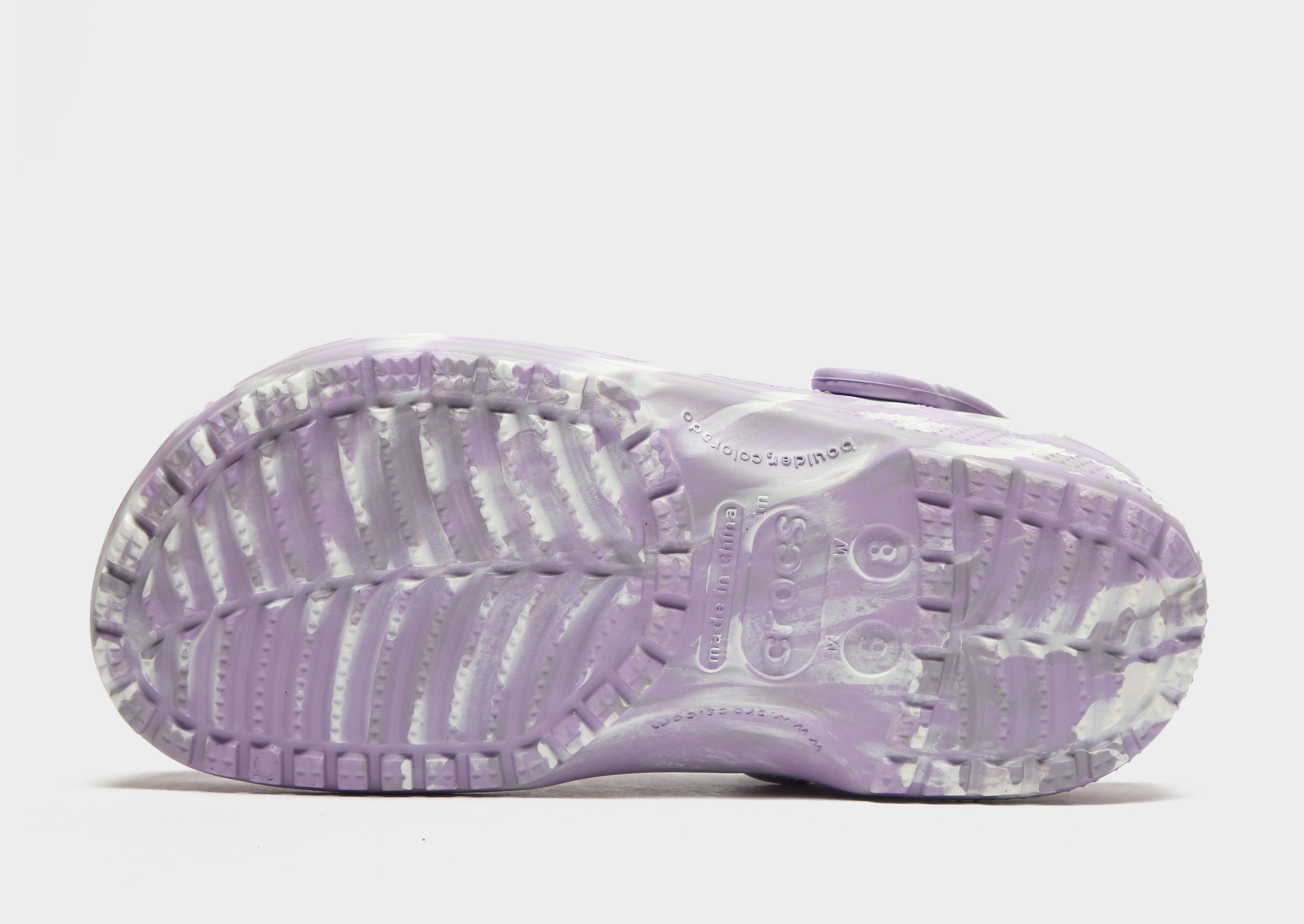 Dámske Šľapky CROCS CLASSIC CLOG MARBLE LAVEN 2068675PT Fialová
