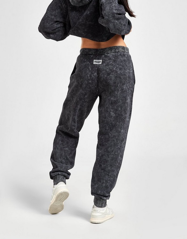 SUPPLY & DEMAND LOGO JOGGERS  SUPTW15820BLK Czarny