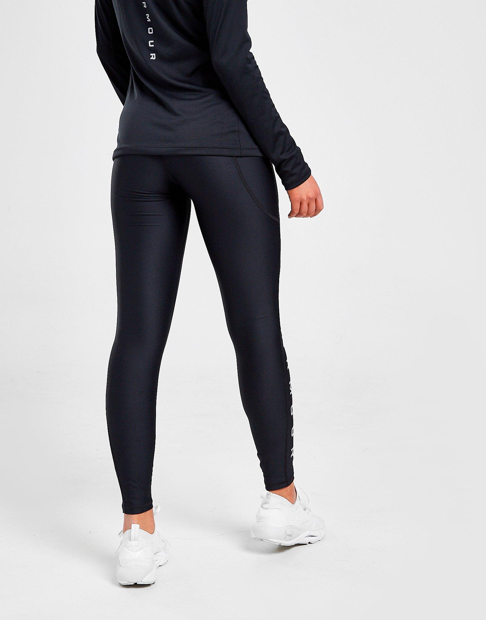 Dámske nohavice UNDER ARMOUR HEATGEAR REFLECTIVE TIGHTS  1371629-001 Čierna