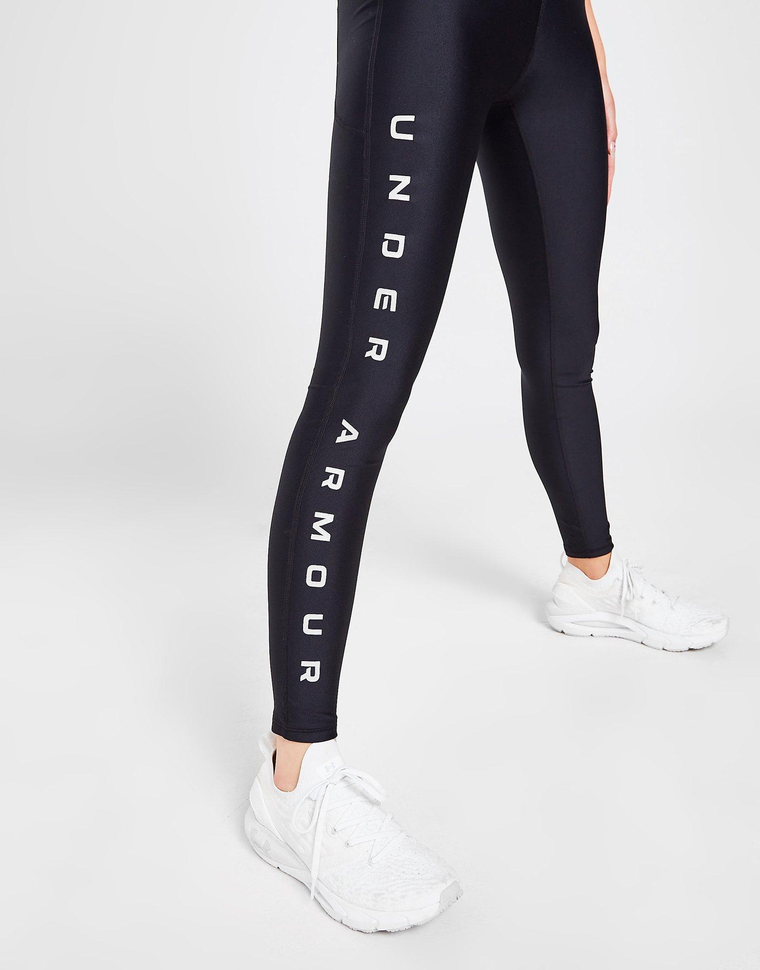 Dámske nohavice UNDER ARMOUR HEATGEAR REFLECTIVE TIGHTS  1371629-001 Čierna