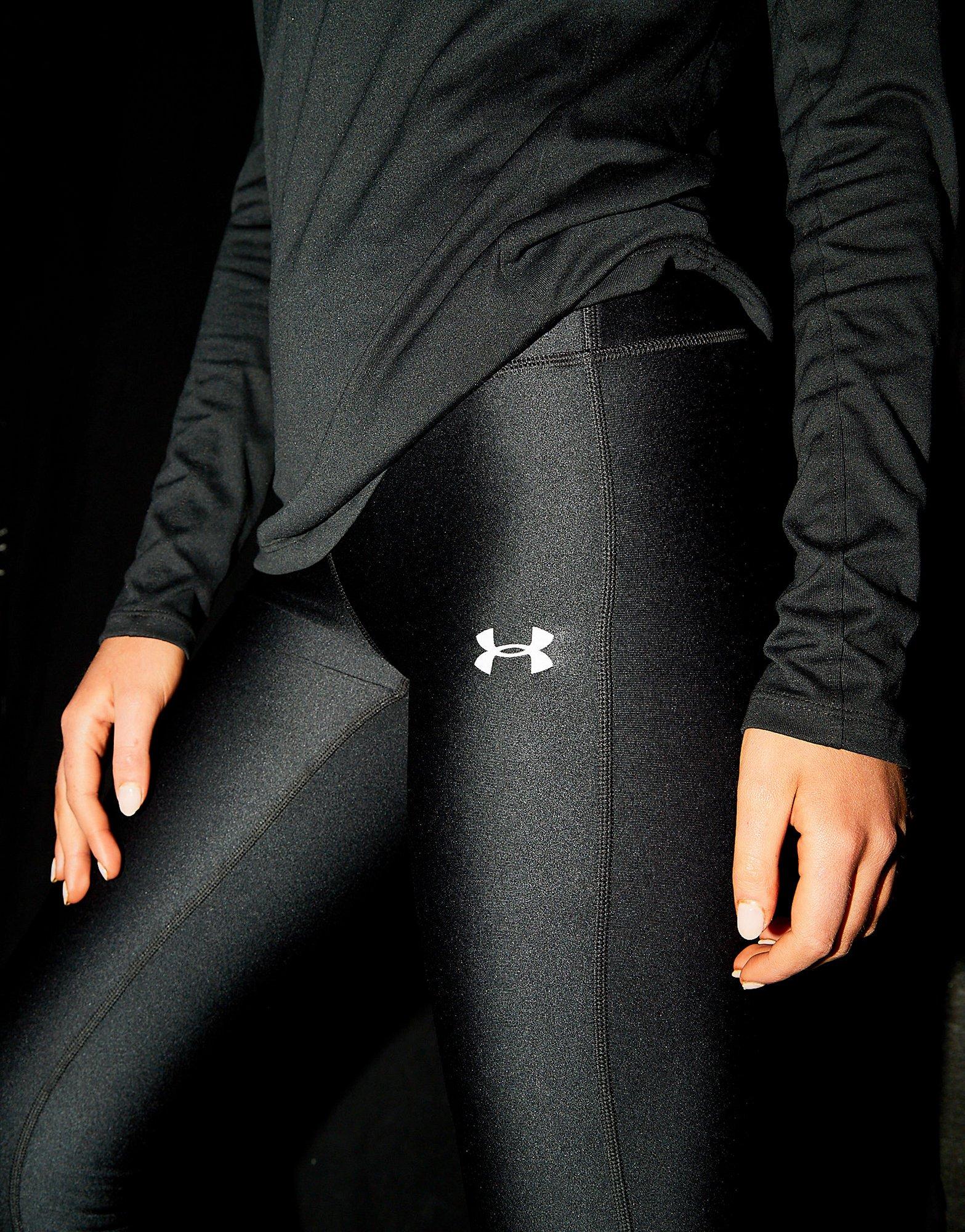 Dámske nohavice UNDER ARMOUR HEATGEAR REFLECTIVE TIGHTS  1371629-001 Čierna