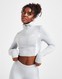 UNDER ARMOUR BEZRĘKAWNIK SHINE 1/4 ZIP CROP TOP