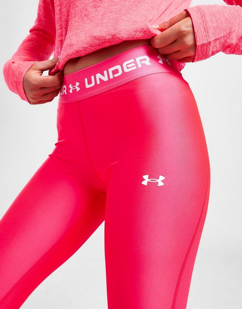 Legginsy damskie UNDER ARMOUR BRANDED TIGHTS 1369352-975 Różowy