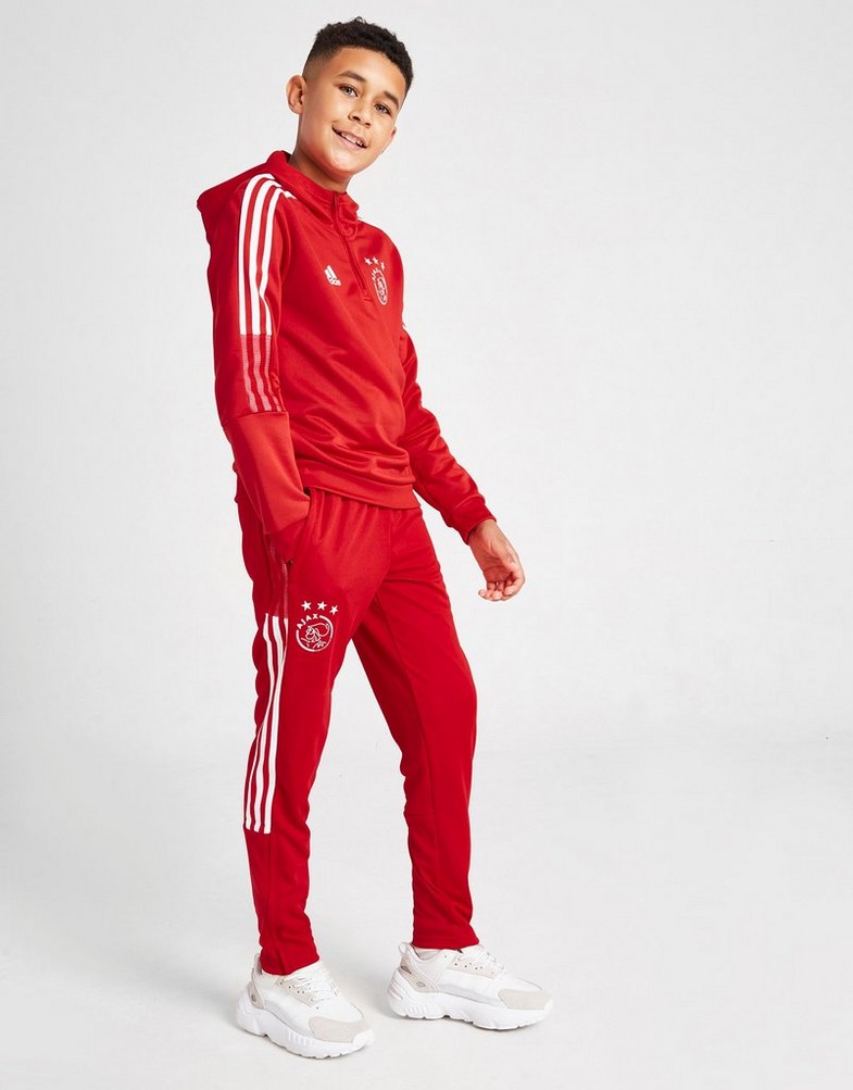 Komplet dresowy dziecięcy ADIDAS DRES AJAX AMSTERDAM TIRO TRAINING TRACK PANTS JUNIOR GT7146 Czerwony