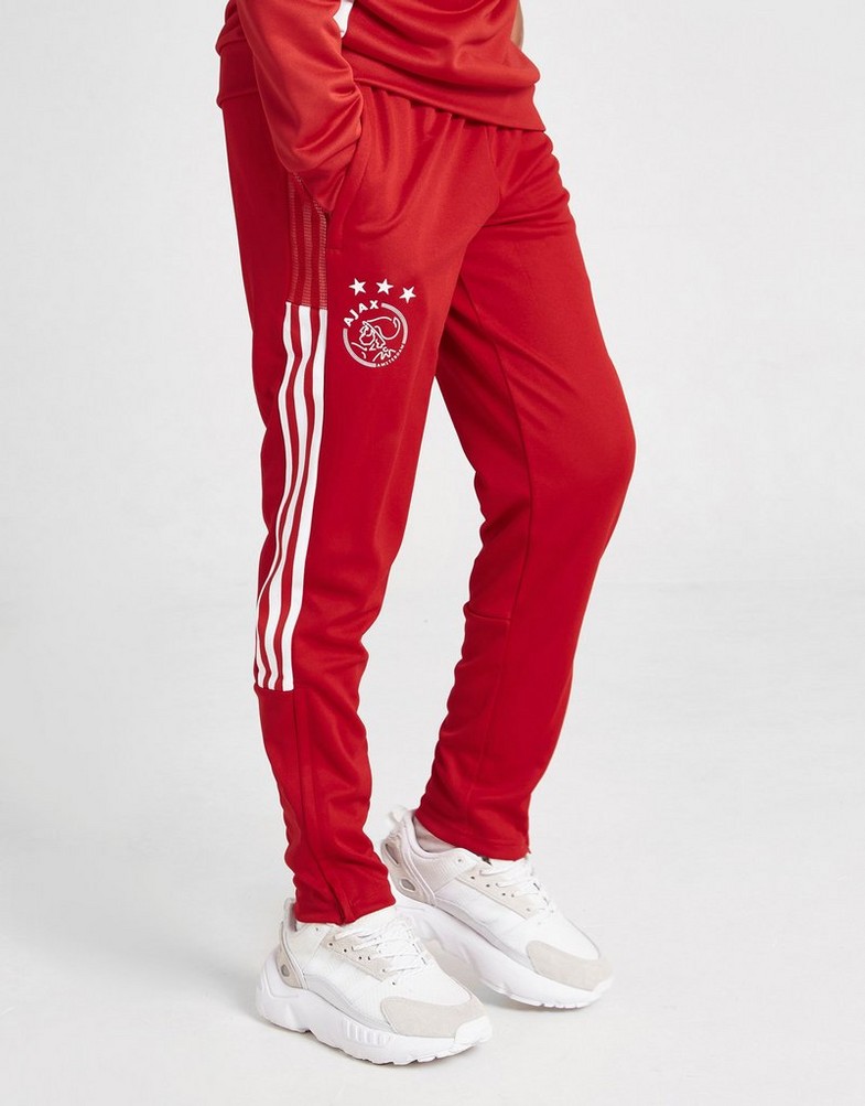 Komplet dresowy dziecięcy ADIDAS DRES AJAX AMSTERDAM TIRO TRAINING TRACK PANTS JUNIOR GT7146 Czerwony