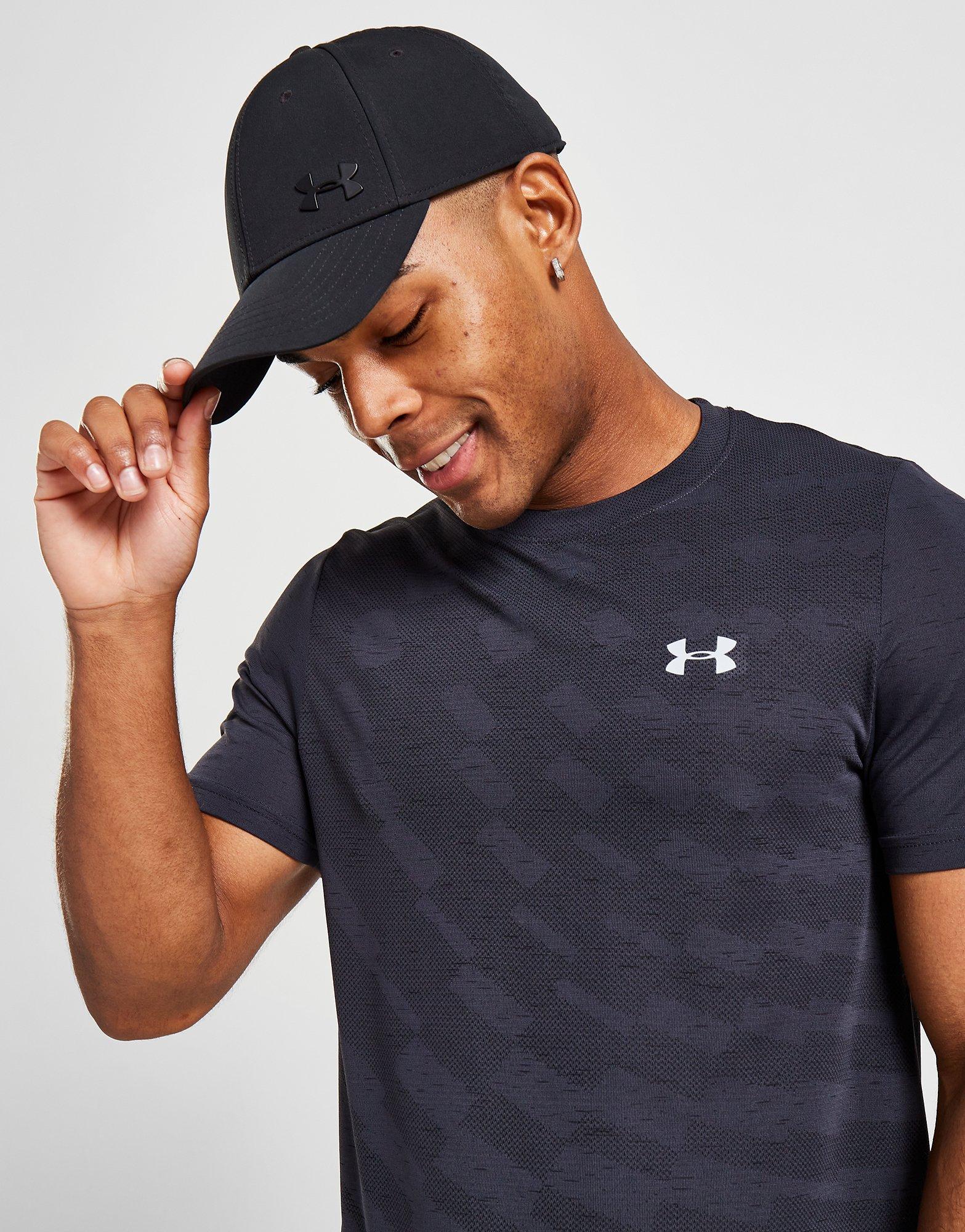Férfi póló UNDER ARMOUR VANISH RADIAL PÓLÓ  1370448-001 Fekete