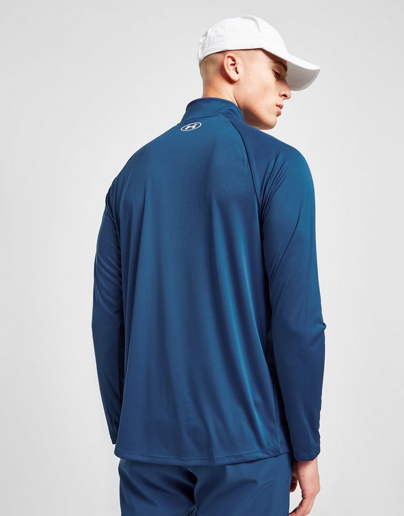 Férfi pulóverek UNDER ARMOUR TECH EMBOSSED 1/4 ZIP TOP 