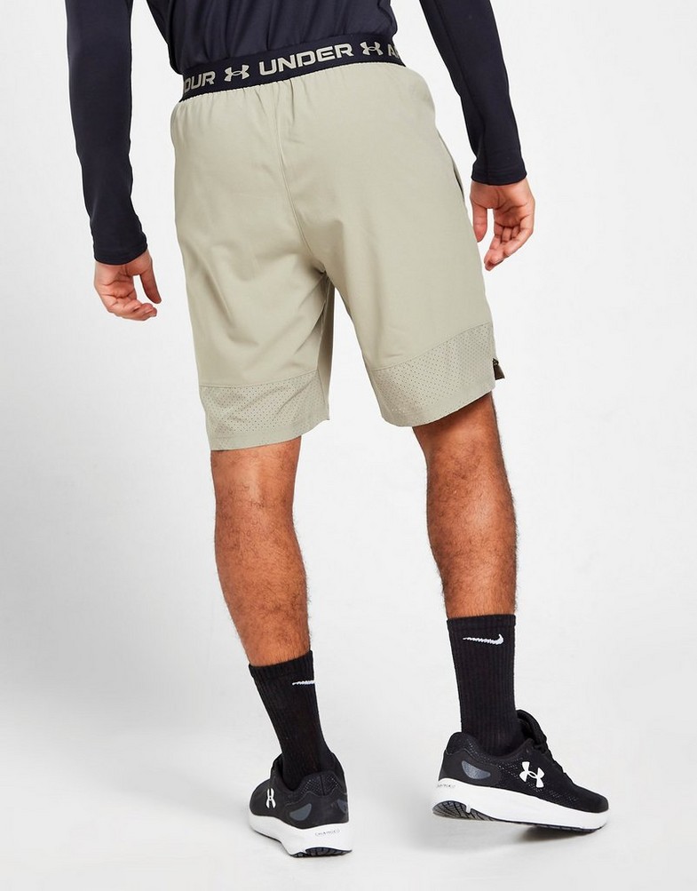 Krótkie spodenki, szorty męskie UNDER ARMOUR SZORTY VANISH WOVEN SHORTS 1370382-037 Zielony
