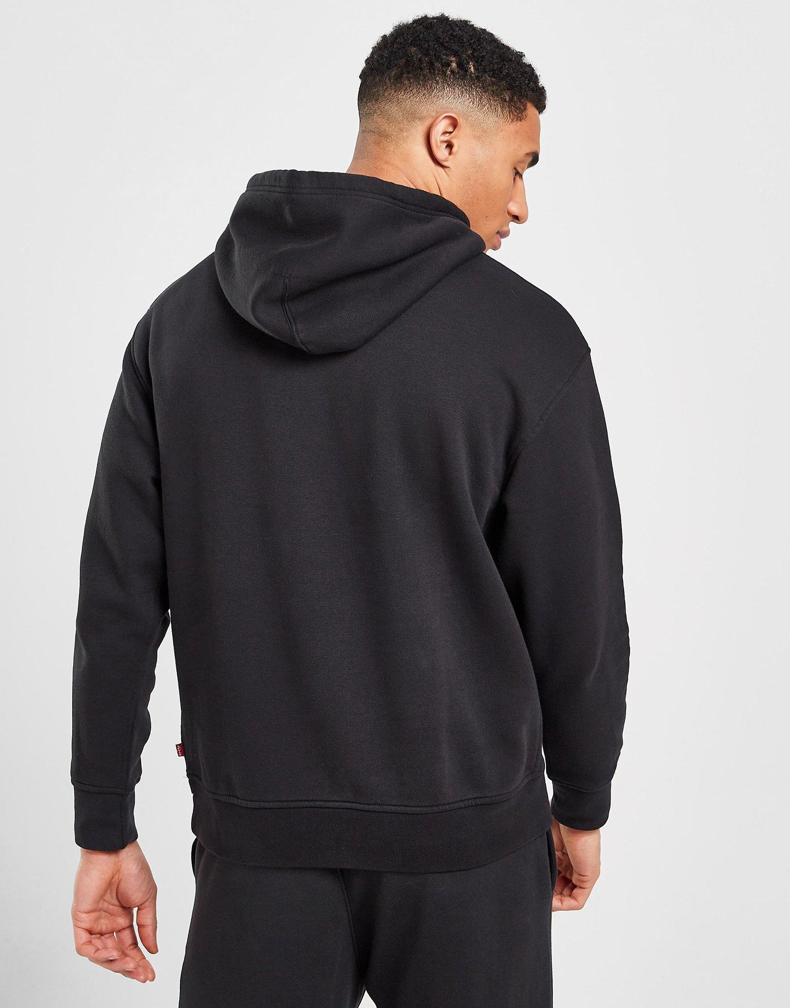 Pánska mikina LEVI'S BOXTAB OVERHEAD HOODIE 38821-0114 Čierna