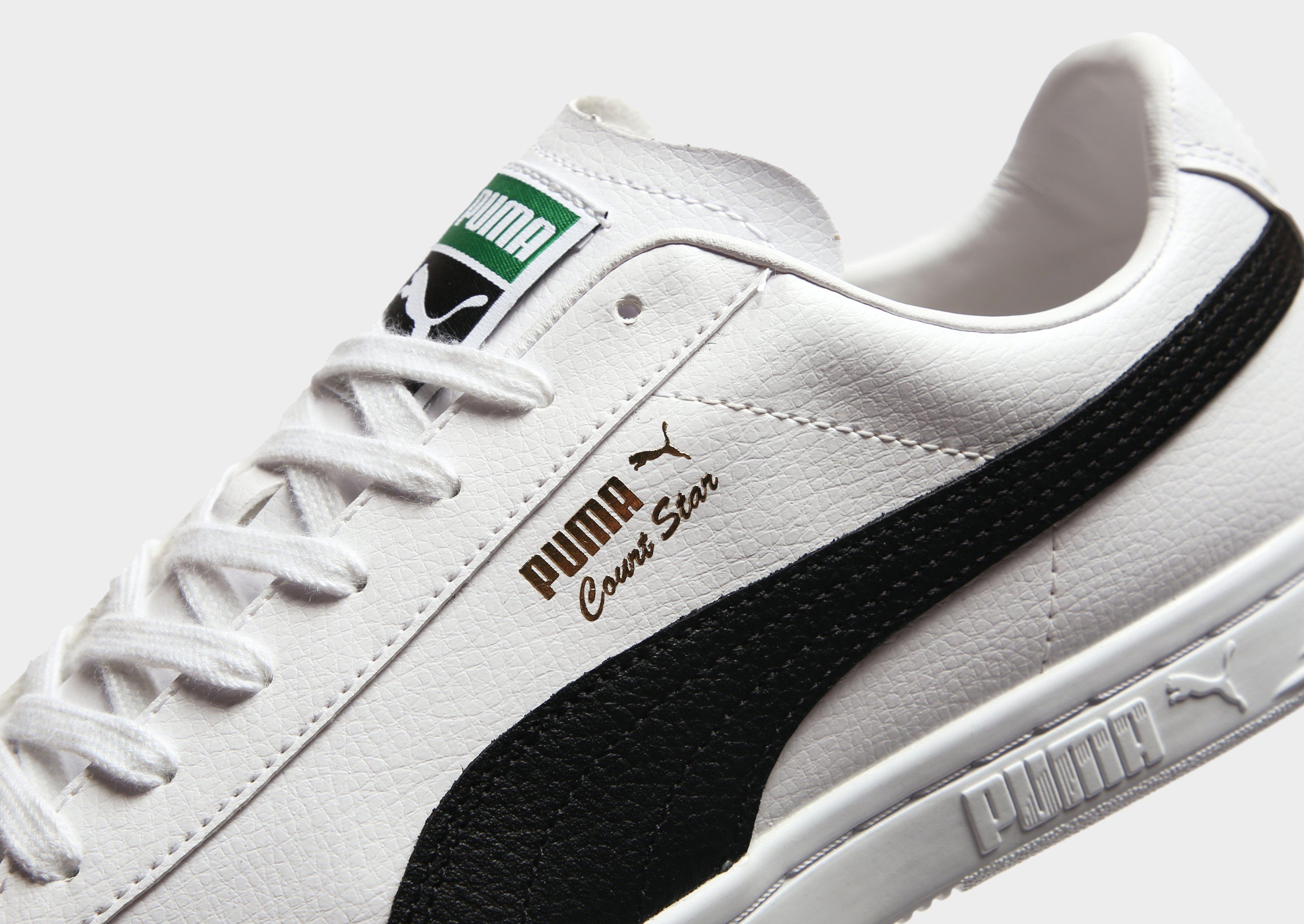 Puma court on sale star blanche