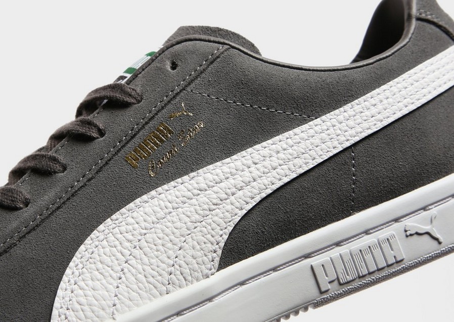 Buty sneakersy męskie PUMA COURT STAR FS TUMBLED  387797 01 Szary
