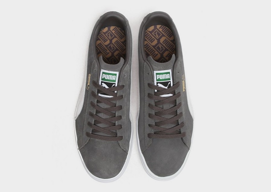 Buty sneakersy męskie PUMA COURT STAR FS TUMBLED  387797 01 Szary