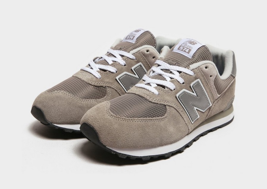 Buty sneakersy dla dzieci NEW BALANCE 574 JUNIOR  GC574EVG Szary