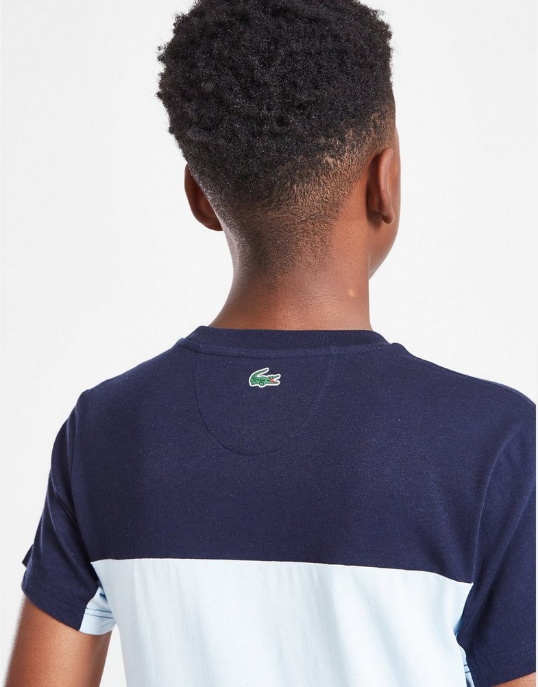 Детска тениска LACOSTE ТЕНИСКАCUT AND SEW TEE NVY/WH