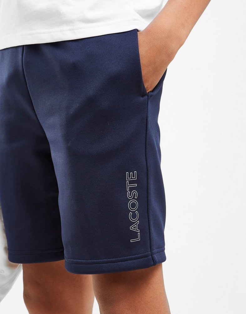 Detské krátke nohavice LACOSTE POLY SHORT NVY  GJ5602166 Tmavomodrá
