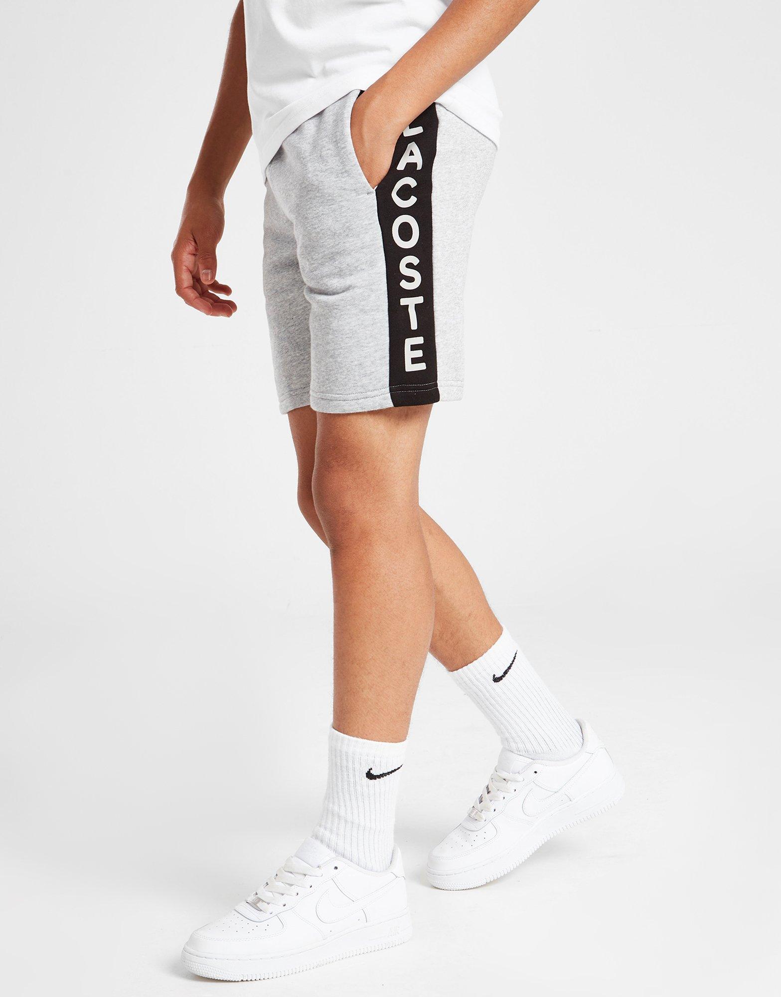 Gyerek rövidnadrág LACOSTE RÖVIDNADRÁGCUT & SEW SHORT LGM GJ2625JZ9 Szürke