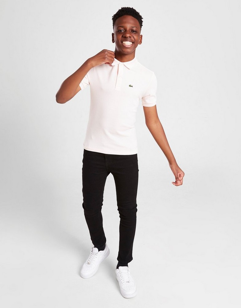 LACOSTE KRÓTKI RĘKAW CORE POLO SHIRT PJ2909CPM Różowy
