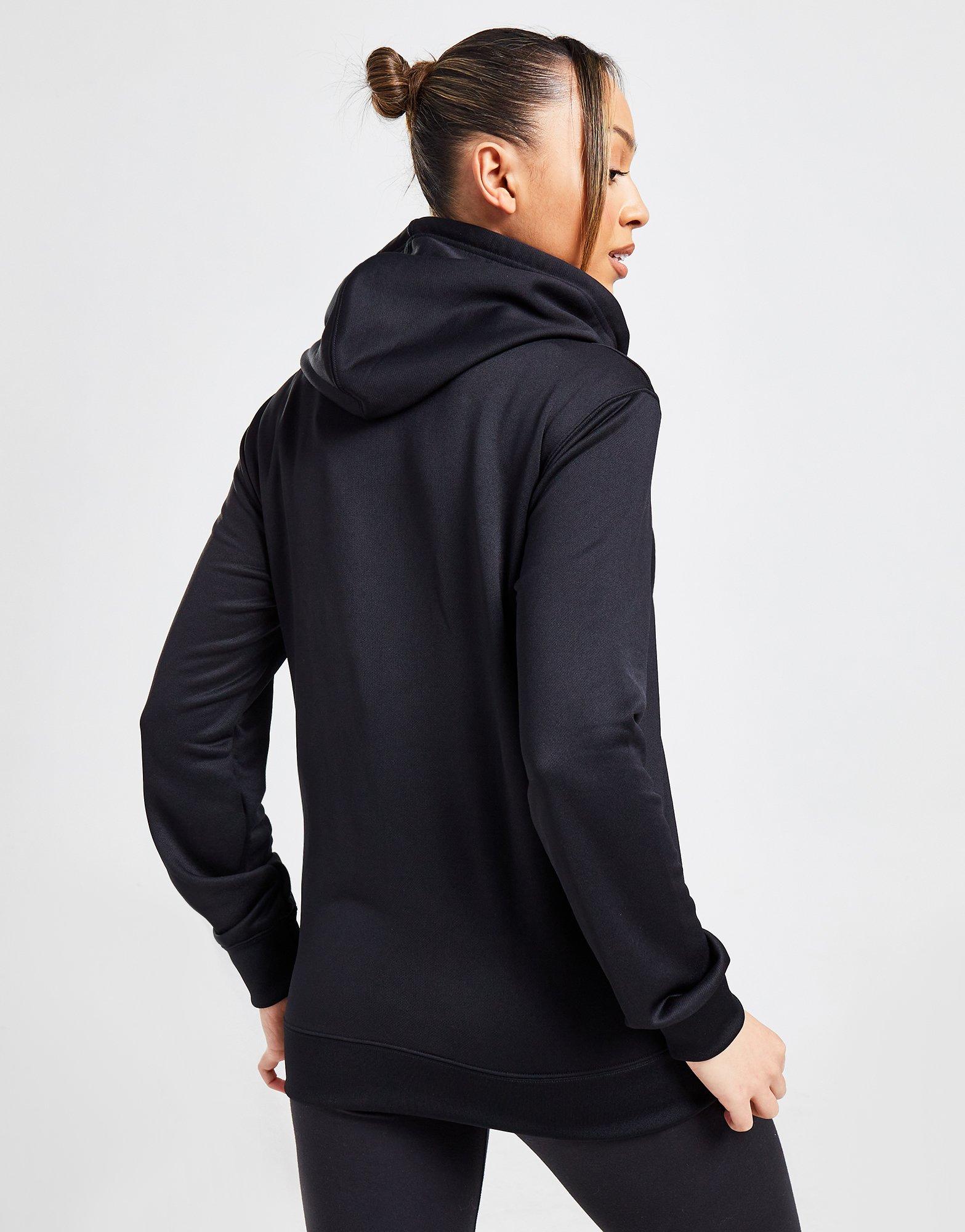 Női pulóver ADIDAS ESSENTIAL POLY FULL ZIP HOODIE  HG4006 Fekete