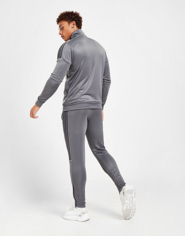 Trening pentru bărbați ADIDAS TRENING MATCH TRACKSUIT  HK4500 Gri