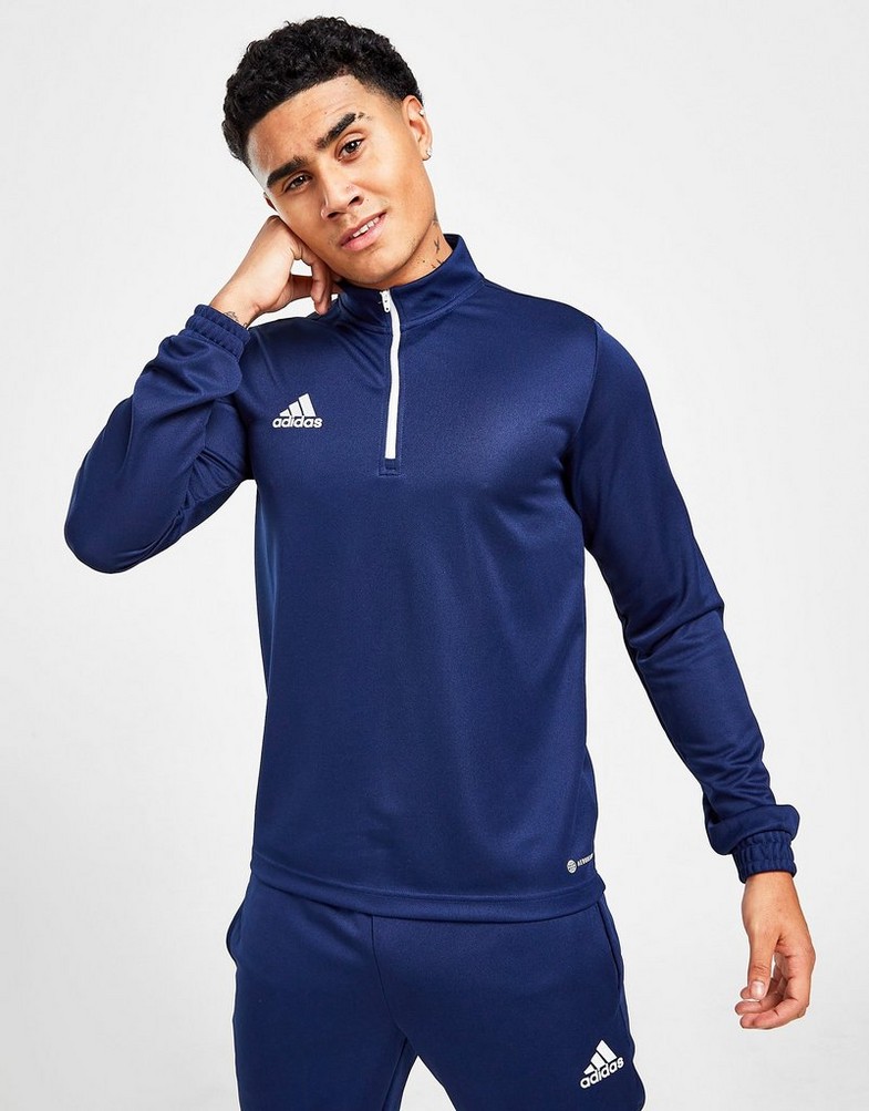 Férfi pulóverek ADIDAS PULÓVER ENTRADA 22 TRACK TOP HB5327 Sötétkék