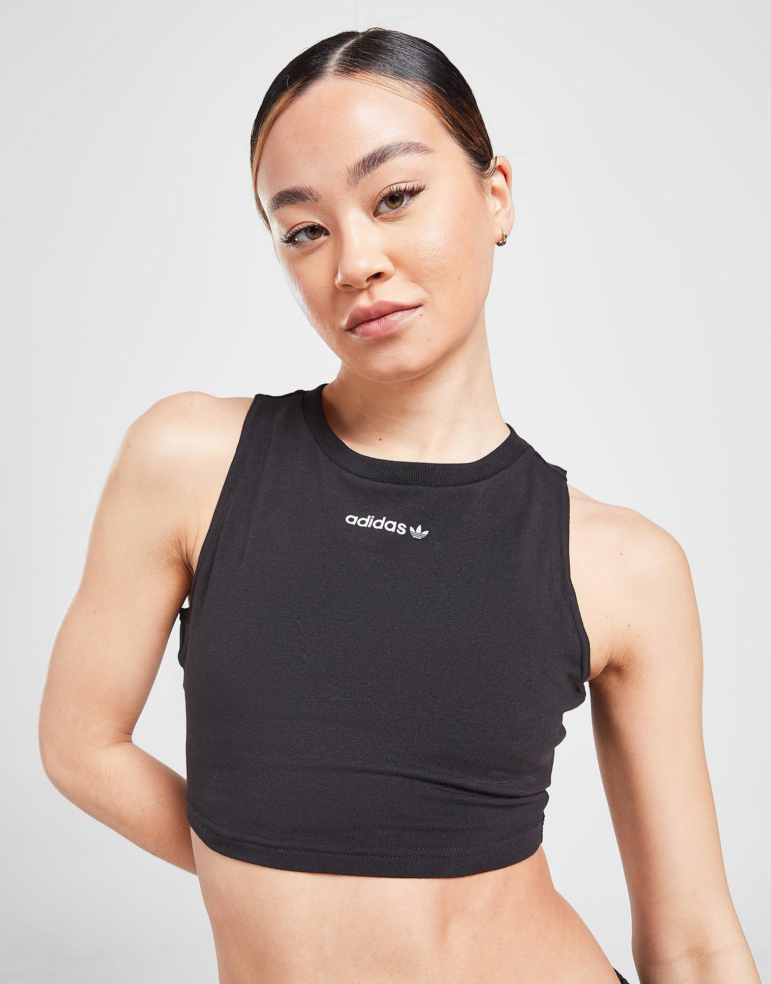 Dámsky top ADIDAS 3 STRIPES LINEAR TRIČKO TOP HG4002 Čierna