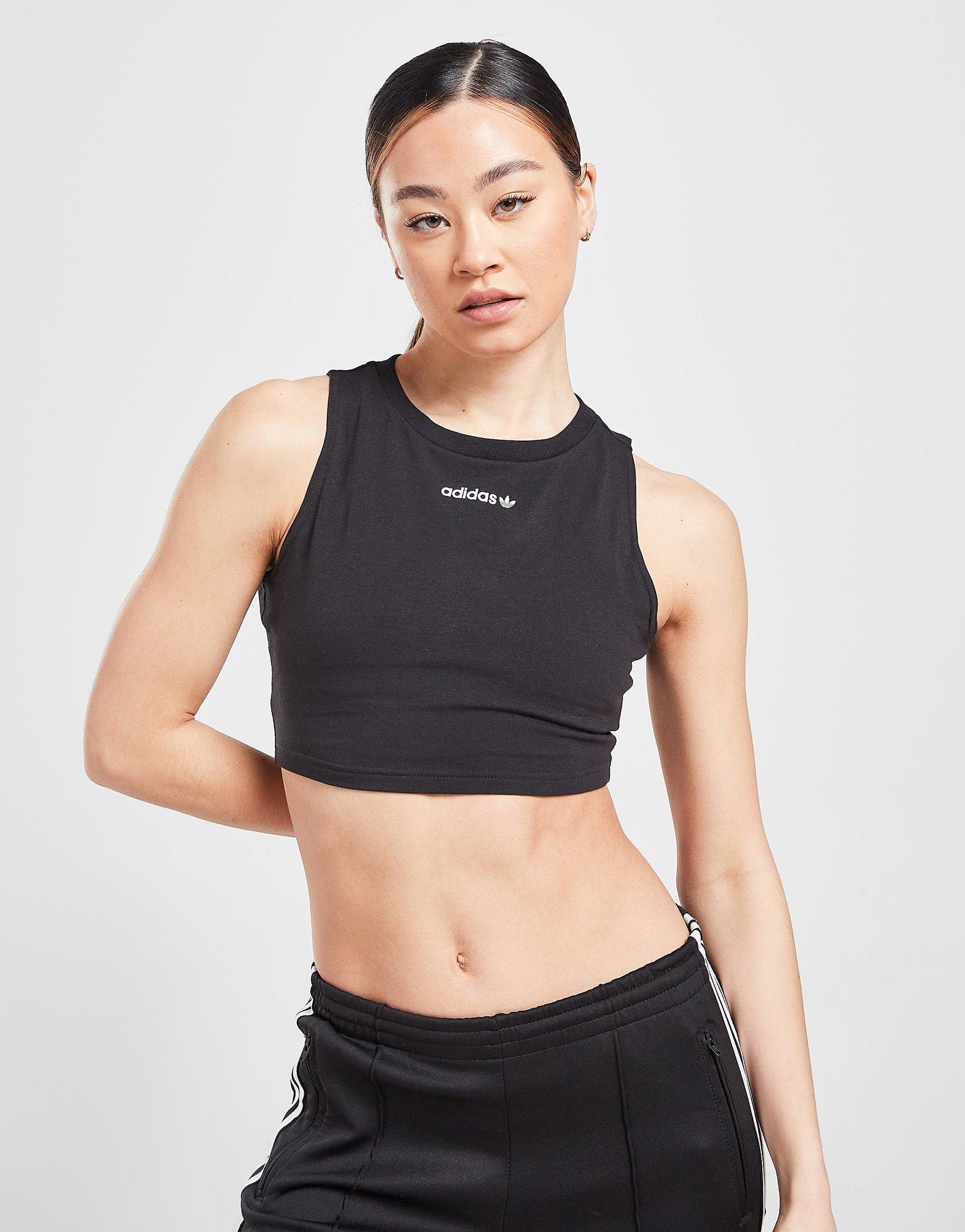 Dámsky top ADIDAS 3 STRIPES LINEAR TRIČKO TOP HG4002 Čierna