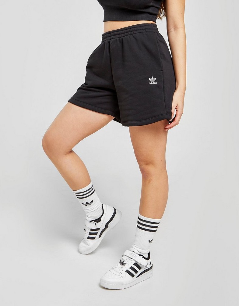 Krótkie spodenki, szorty damskie ADIDAS SZORTY ESSENTIALS SHORTS HC0630 Czarny