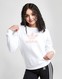ADIDAS GIRLS' TREFOIL BOYFRIEND CREW SWEATSHIRT 