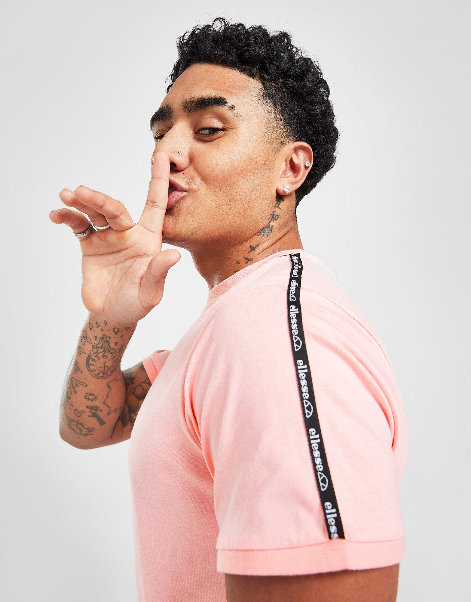 Pánske tričko ELLESSE TRIČKO RAFIRA TAPE TRIČKO SJD16367 Ružová