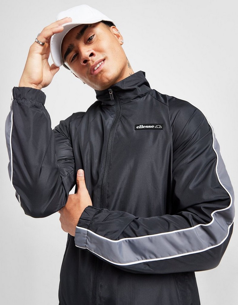 Komplet dresowy męski ELLESSE DRES VINCHI WOVEN TRACKSUIT SJD16377 Czarny