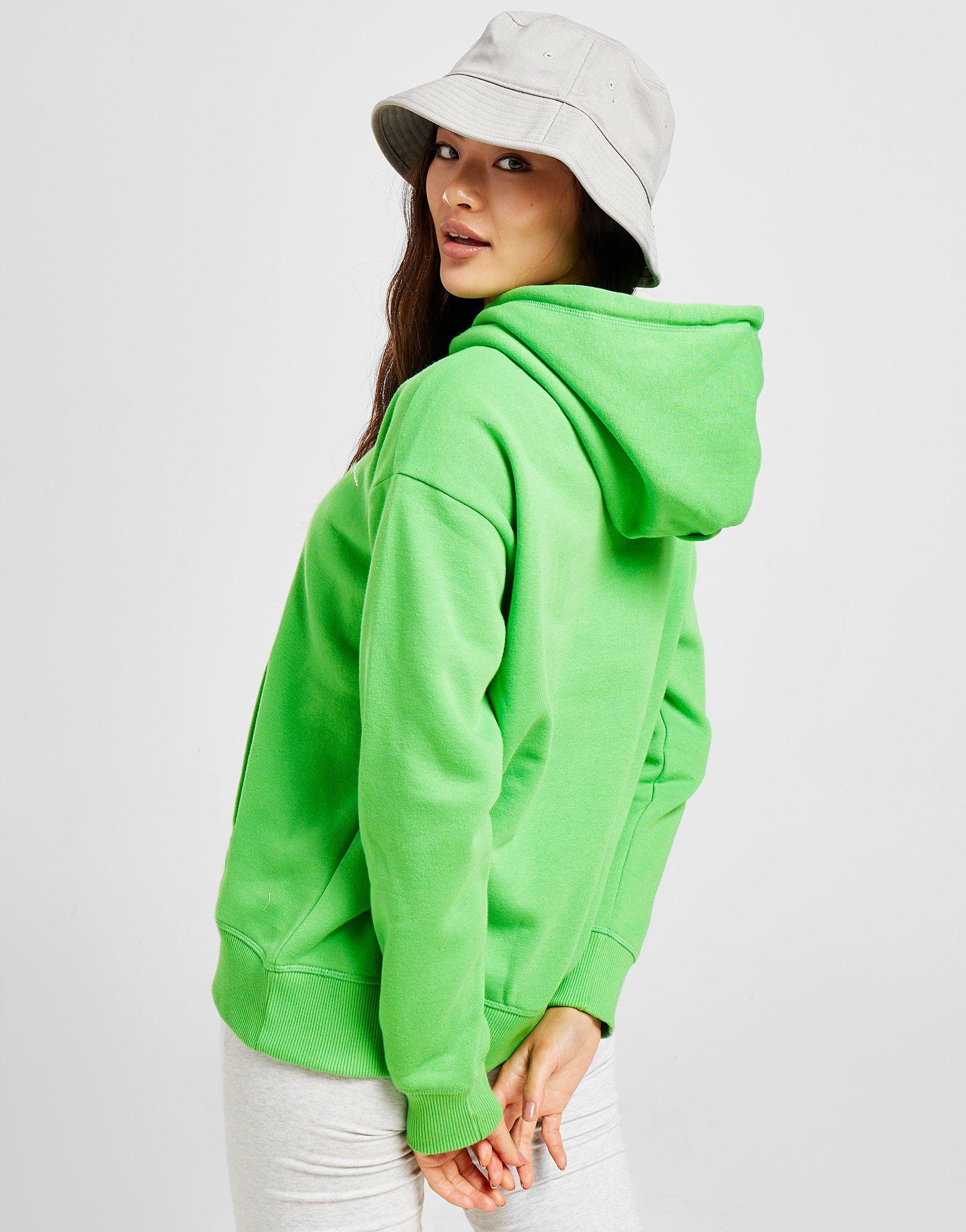 Dámska mikina CHAMPION MIKINA S KAPUCŇOU SMALL LOGO OVERHEAD HOO 114241BGEGS024 Zelená