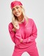 CHAMPION MIKINA SML LOGO CRW PNK/WH