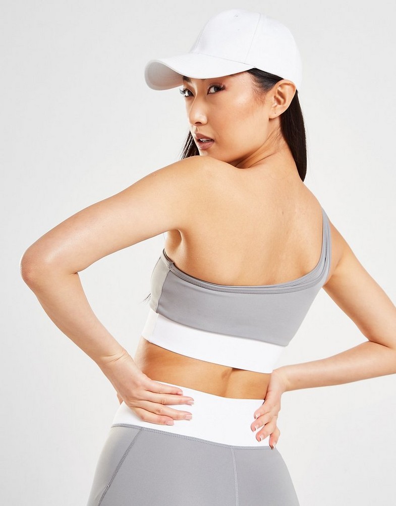 Stanik sportowy damski PINK SODA DOUBLE STRAP SPORTS BRA  PSSTW11400GRY Szary