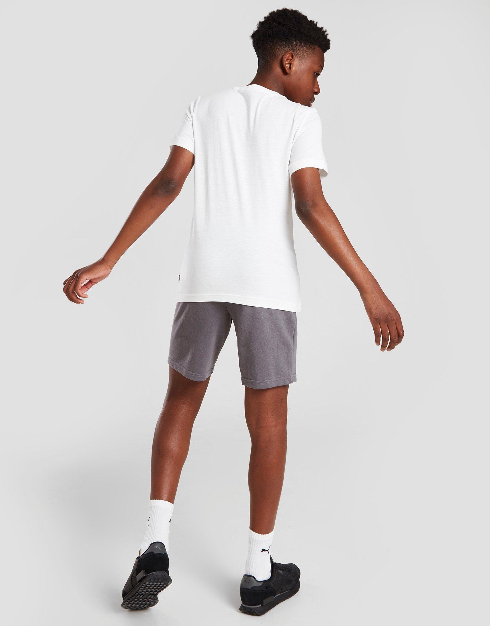 Detská tepláková súprava PUMA TRIČKO/SHORTS TS SET 67167002 Biela