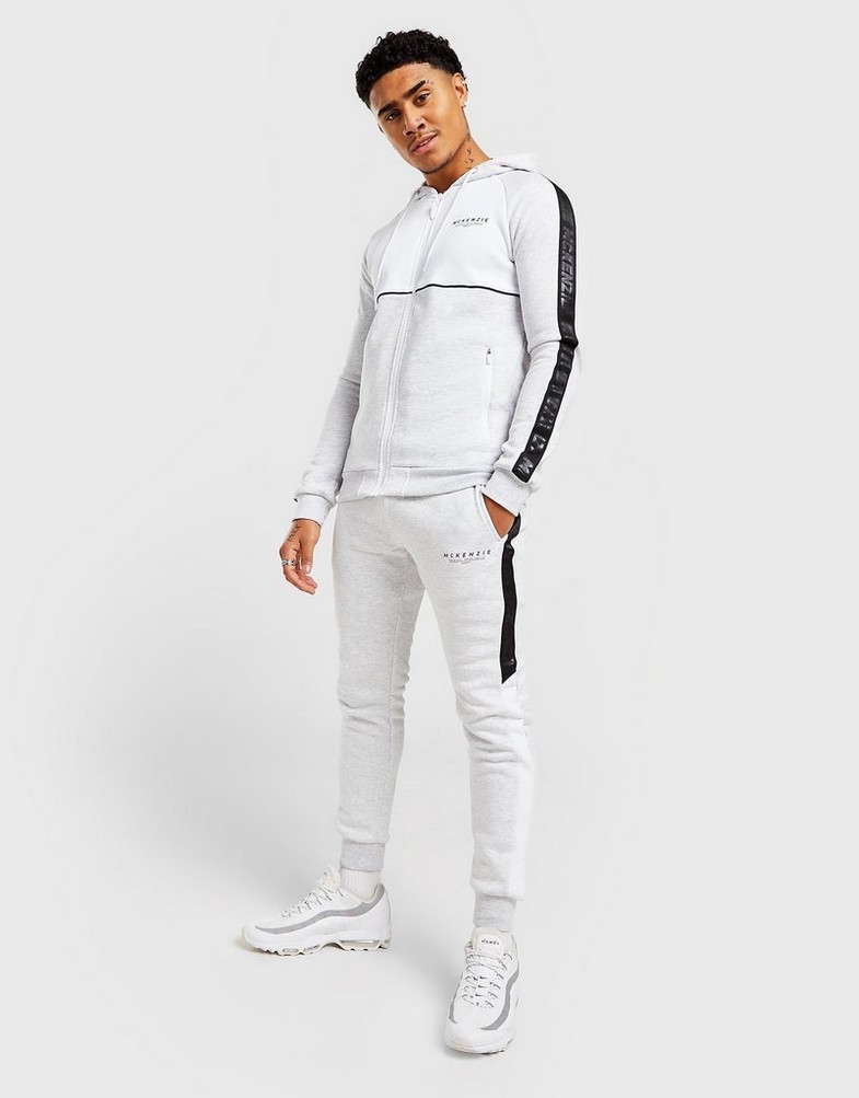 Pánske nohavice MCKENZIE NOHAVICE  EMMET FLEECE JOGGERS MCKTM14910 Sivá