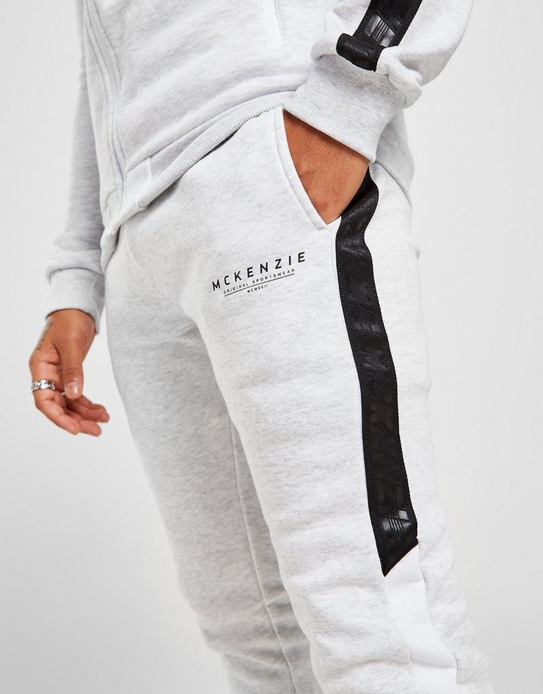 MCKENZIE SPODNIE EMMET FLEECE JOGGERS MCKTM14910 | kolor Szary ▷ Męskie  Ubrania w JD Sports