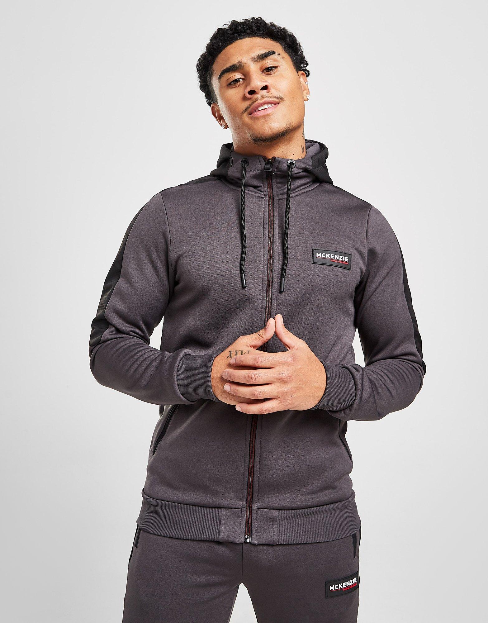 Мъжка блуза MCKENZIE СУИТЧЪР С КАЧУЛКА DUKE POLY FULL MCKTM14977 Сив