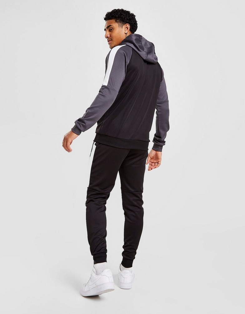 Komplet dresowy męski MCKENZIE DRES EXILE 1/4 ZIP POLY TRACKSUIT MCKTM15144 Czarny