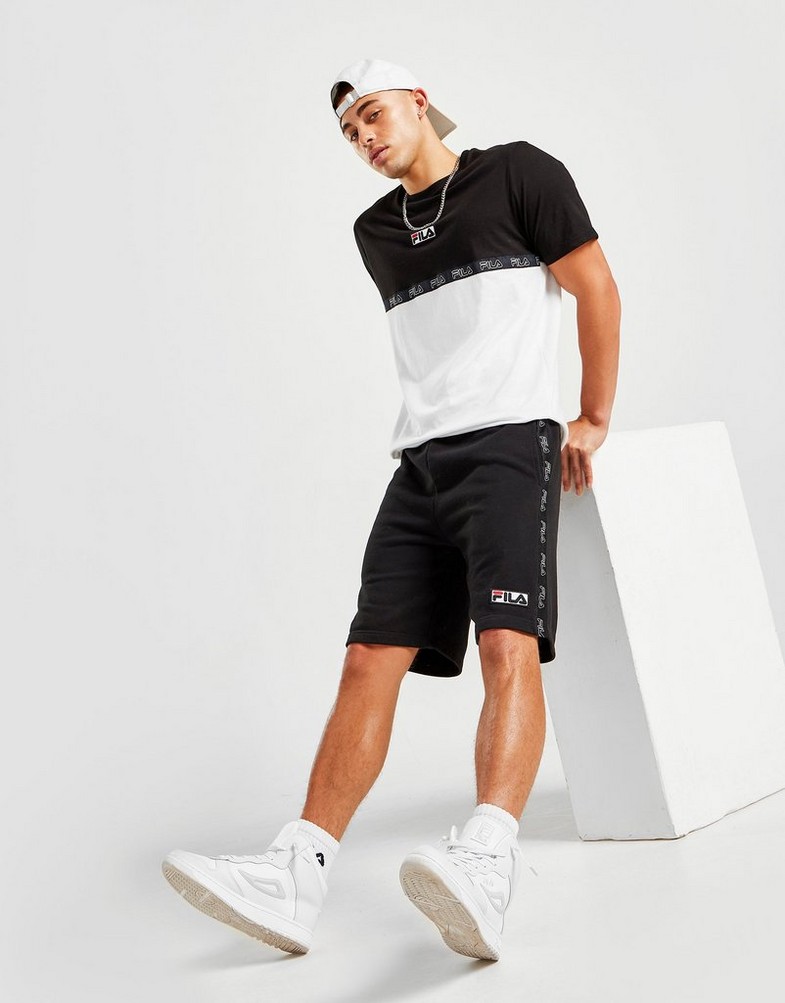 Pánske šortky FILA ŠORTKY  TANOLI TAPE SHORTS SS22JDM004BLK Čierna