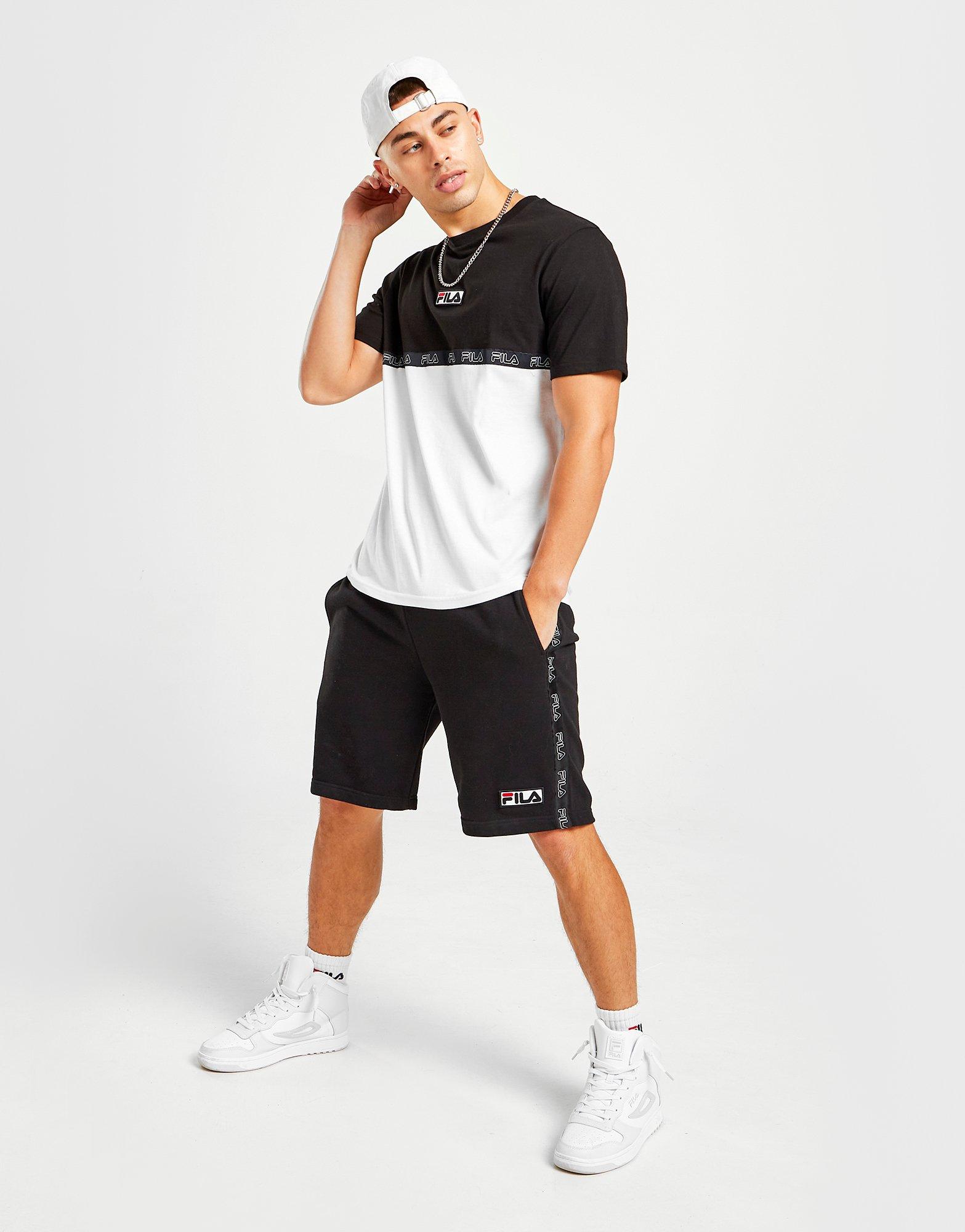 Pánske šortky FILA ŠORTKY  TANOLI TAPE SHORTS SS22JDM004BLK Čierna