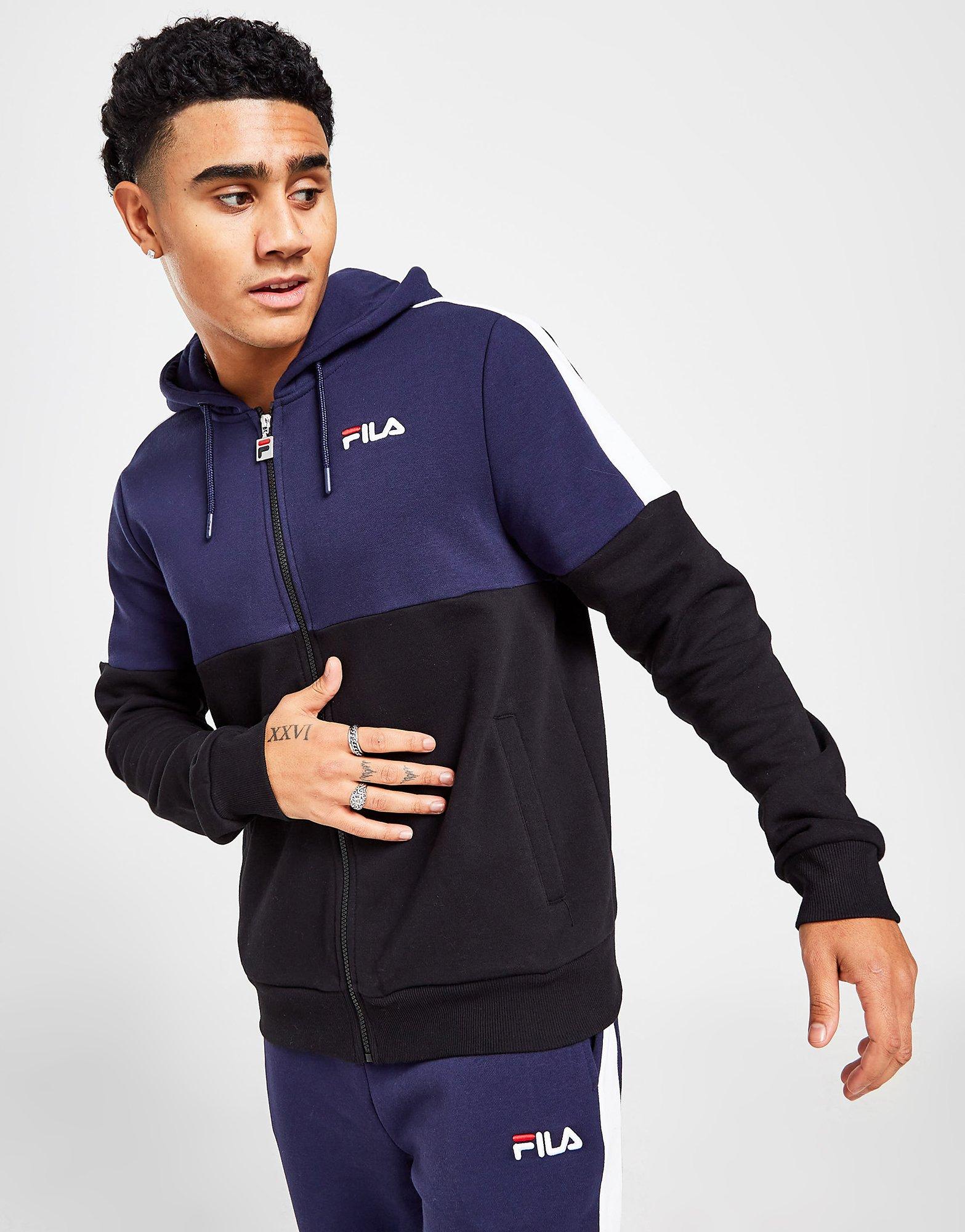 Trening pentru bărbați FILA TRENING RAGUSA TRACKSUIT SS22JDM022 Negru