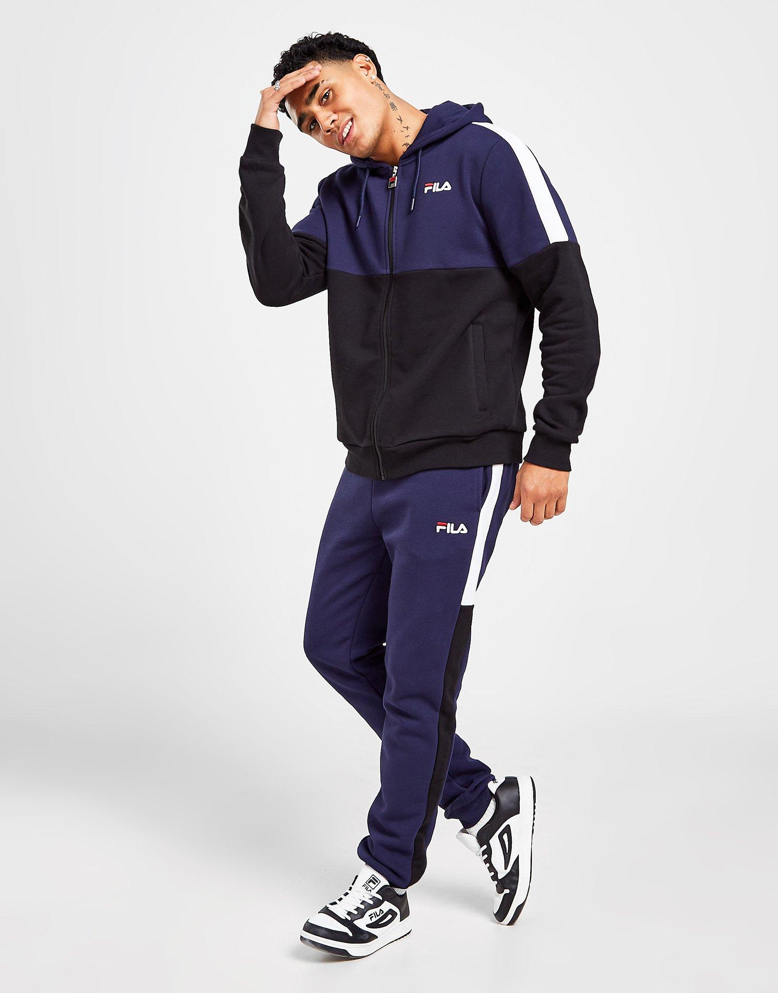 Trening pentru bărbați FILA TRENING RAGUSA TRACKSUIT SS22JDM022 Negru