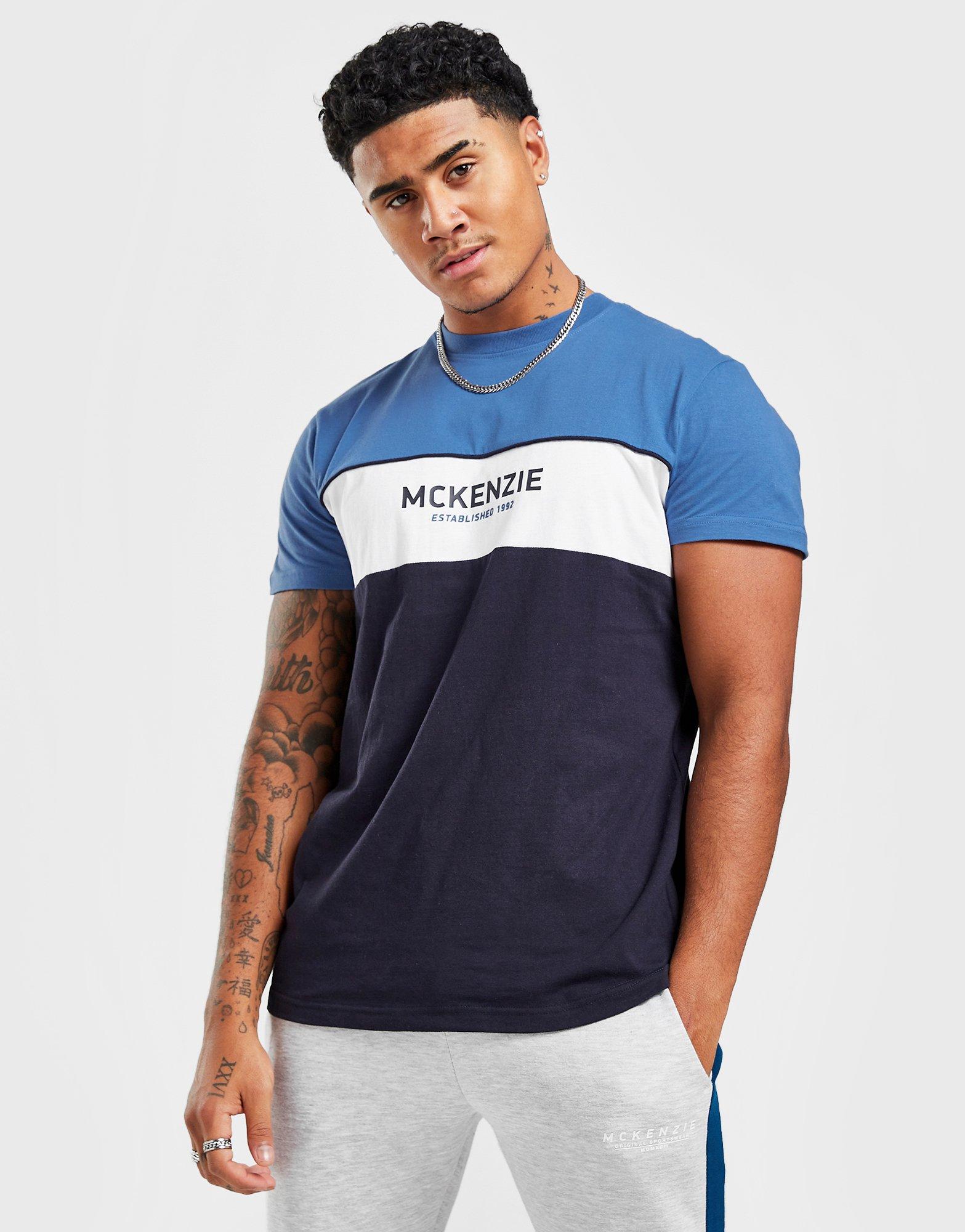 Férfi póló MCKENZIE PÓLÓ KYLO PÓLÓ MCKTM15162 Kék