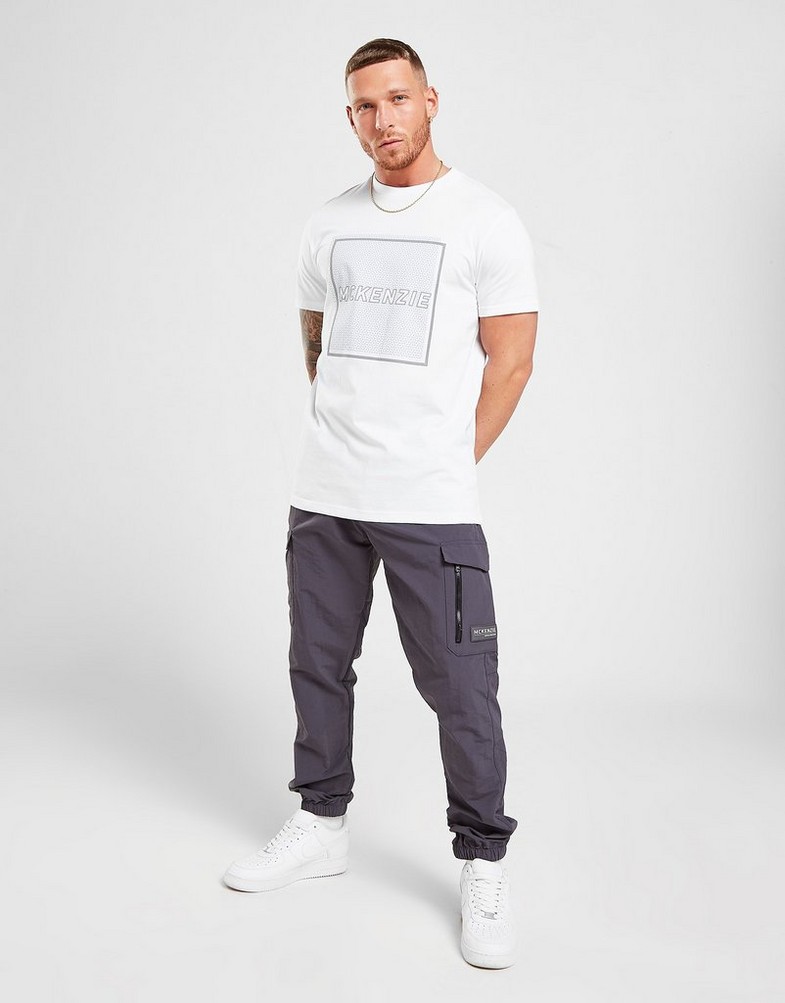 Koszulka, t-shirt męski MCKENZIE T-SHIRT KURT T-SHIRT MCKTM14927 Biały