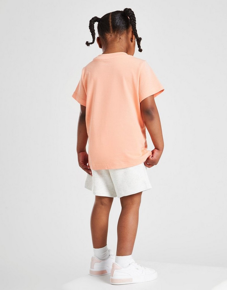Detská tepláková súprava PUMA GIRLS' CORE TRIČKO & SHORTS SET INFANT  67149528 Oranžová