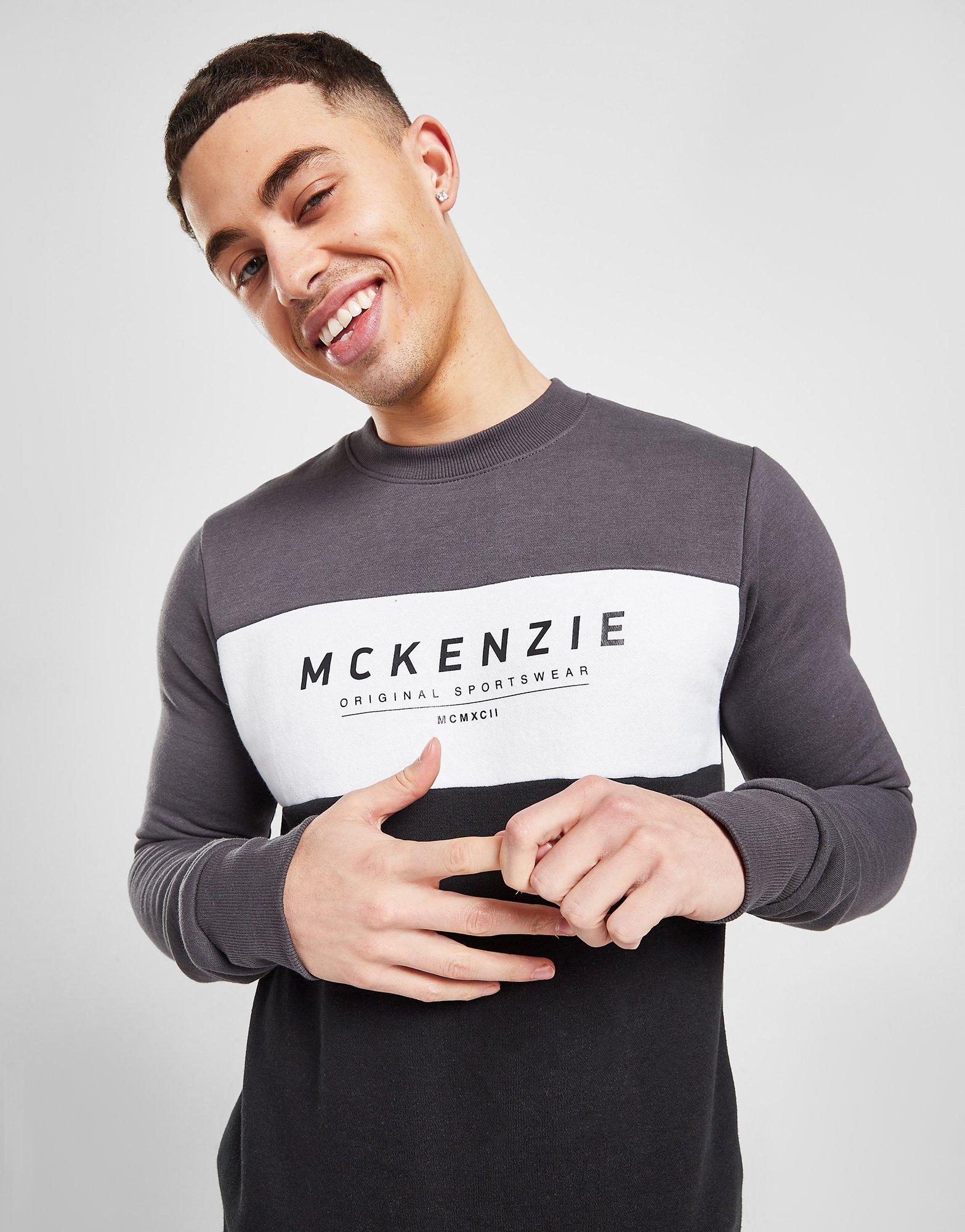 Bluza męska MCKENZIE ZWYKŁA JOKER CREW SWEATSHIRT MCKTM15093 Szary